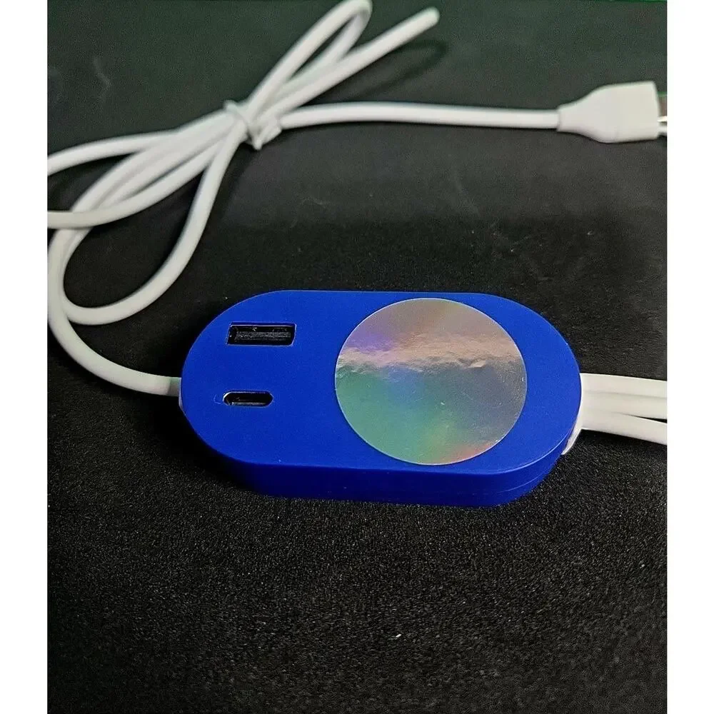 3-in-1 Multi Charging Cable Hub | Dual Input USB-A/USB-C | USB-C & 8 Pin Connect